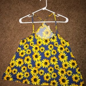 Sunflower tank top
